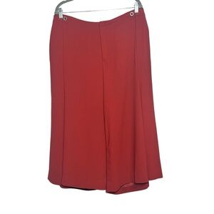 The Essential Culotte Anthropologie Burnt Wide Leg Crop Pants Womens Size 14